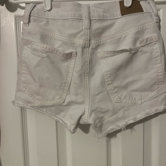 White Jean Shorts - Picture 2 of 2